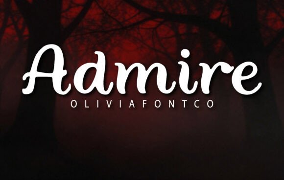 Admire: The Cinematic Typeface for Dramatic Impact