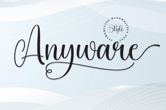 Anyware: The Handwritten Font That Feels Like a Real Note