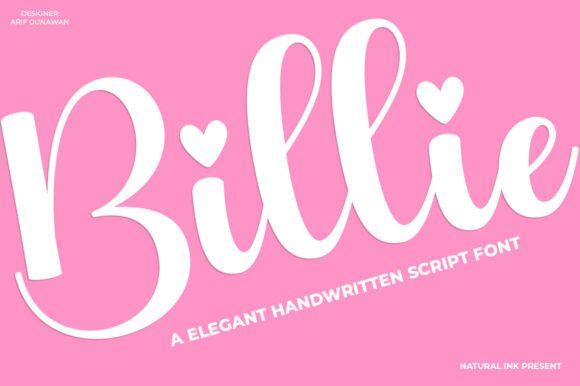 Billie: Marrying Contemporary Elegance with Calligraphy Flair