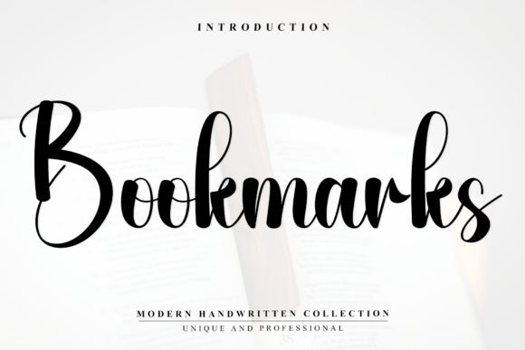 Bookmarks: A Modern Handwritten Script for Elevated Branding