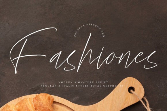 Fashiones: A Modern Signature Script for Elevated Branding