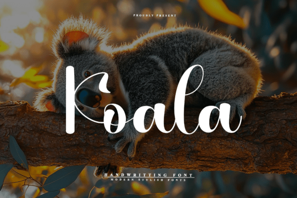 Koala: A Script Font with Graceful, Modern Style