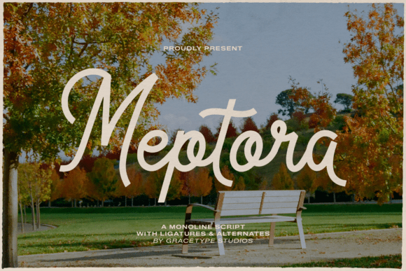Meptora: A Modern Script Font with Vintage Soul