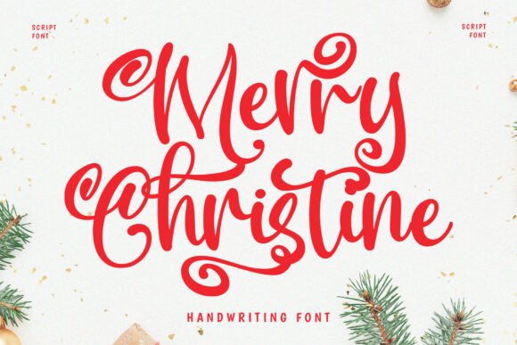 Merry Christine: A Font That Feels Like a Celebration