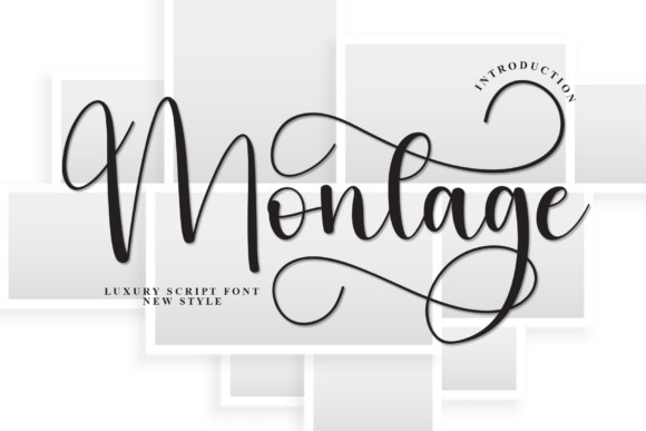 Montage: The Modern Script Font for Elegant Design