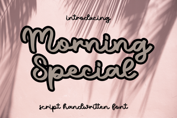 Morning Special: The Sweet Script for Unforgettable Designs