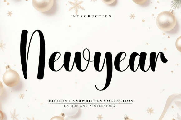 Newyear: A Modern Handwritten Script for Authentic Design