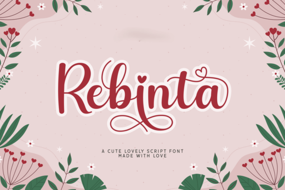 Rebinta: A Romantic Script Font for Modern Projects