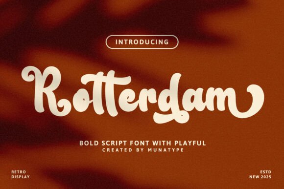 Rotterdam Font: Blending Vintage Charm with Modern Script