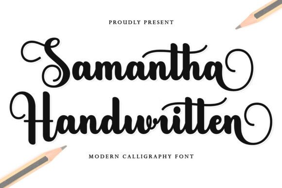 Samantha Handwritten: The Script Font for High-End Design