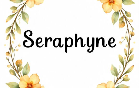 Seraphyne: A Handwritten Font That Feels Like a Friendly Note