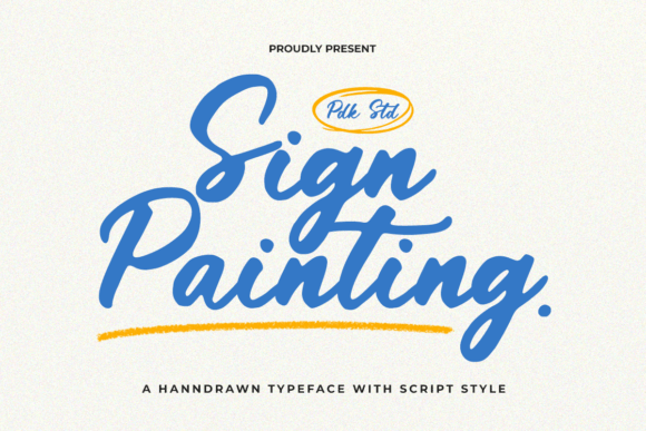 Sign Painting: A Handwritten Font with Coastal Spirit