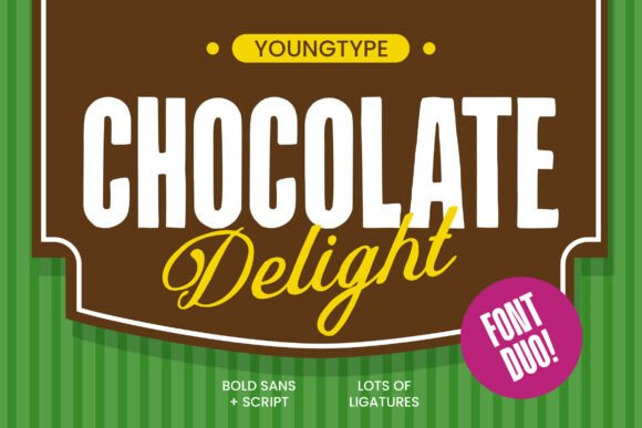 The Irresistible Charm of the Chocolate Delight Font Duo