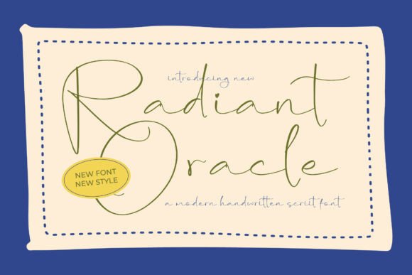 Why Radiant Oracle is the Modern Script Font Your Brand Needs